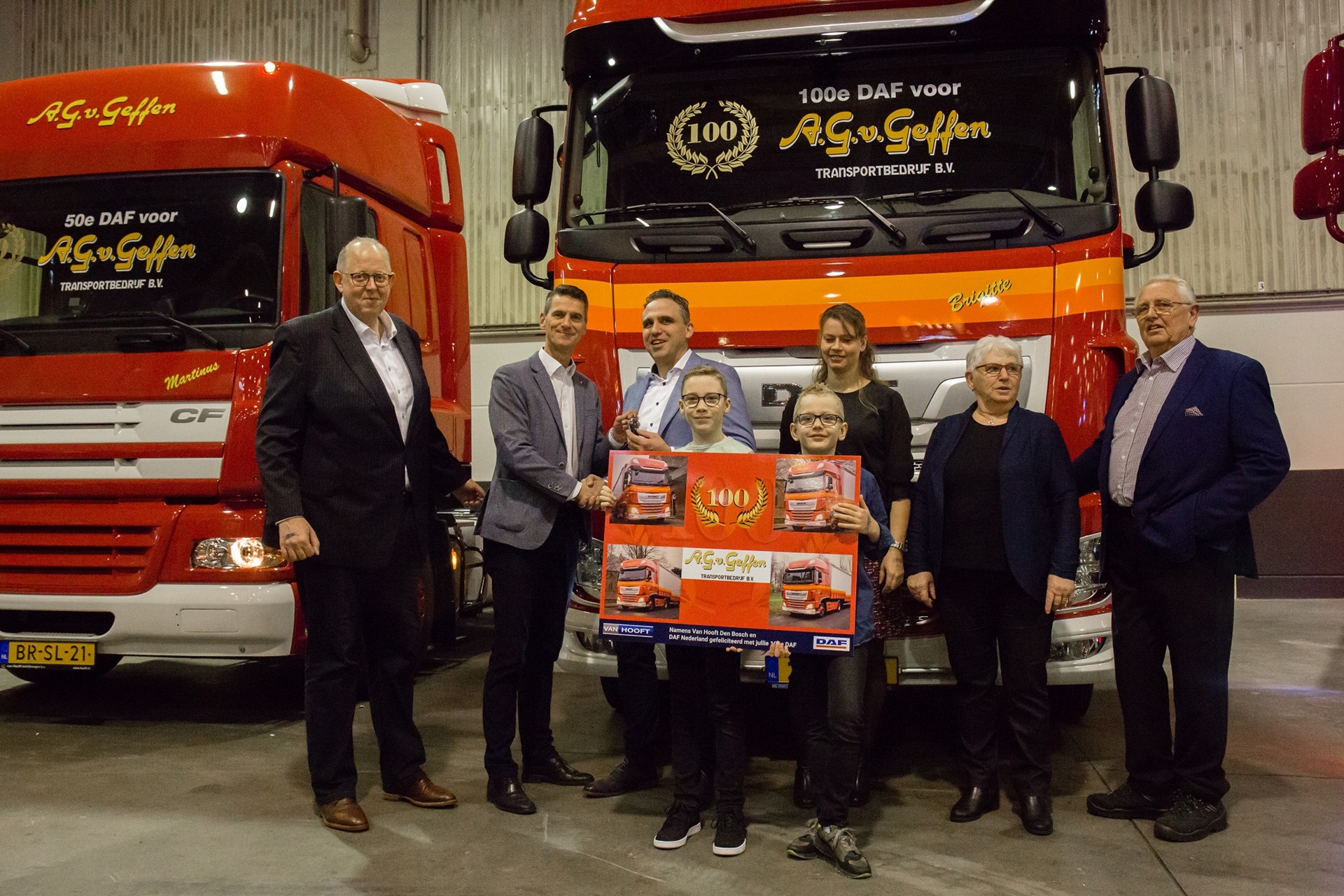 100e DAF voor Van Geffen Transport