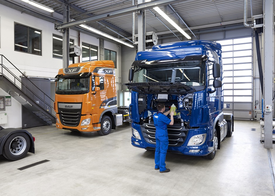 Werkplaats DAF dealer XY excellence onderhoud