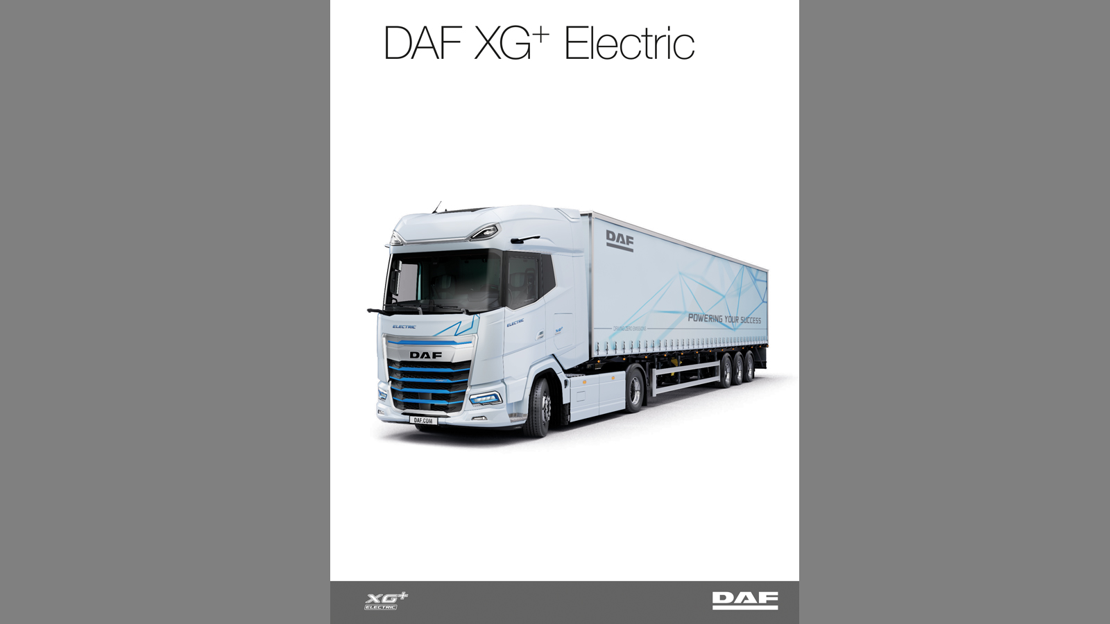 DAF XF, XG, XG⁺ Electric - DAF Nederland
