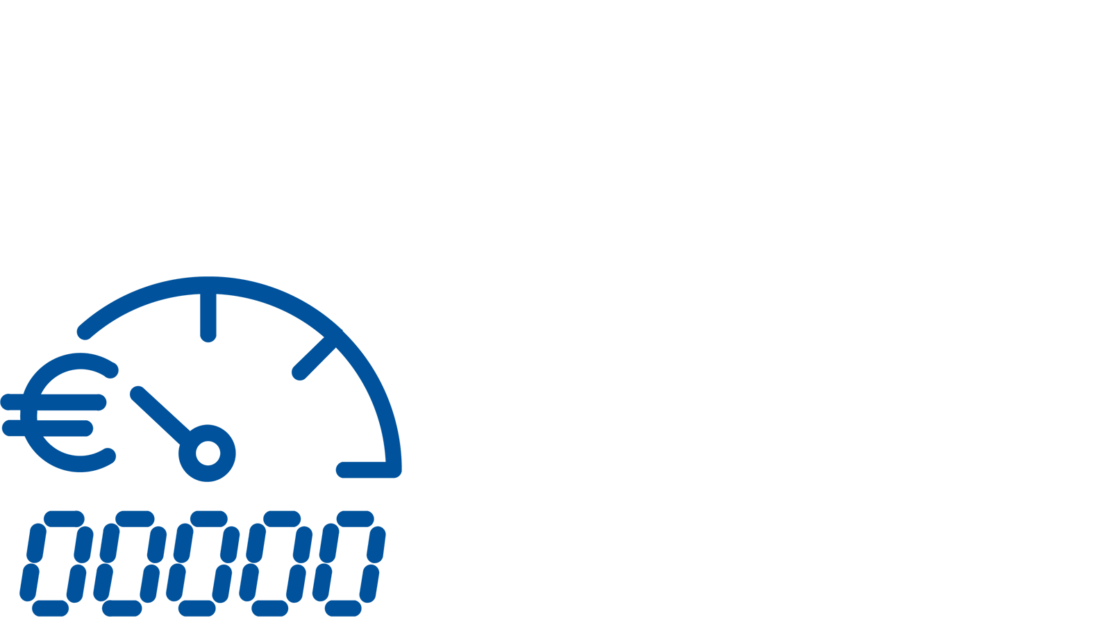 DAF connect higher return per kilometre blue icon