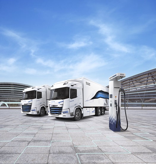 New-Generation-DAF-Electric-with-charger