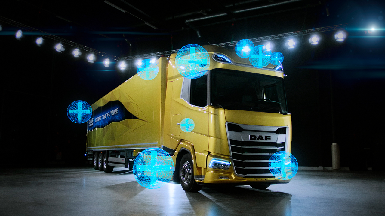 Motortunnel und Fußmatten DAF XF 95 Beige Truck Accessoires