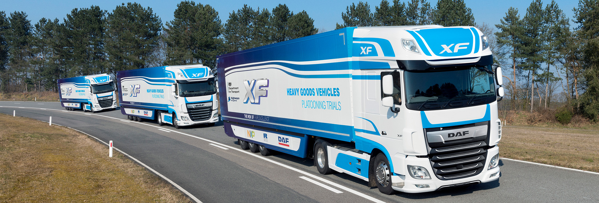 DAF Trucks participates in UK truck platooning trial